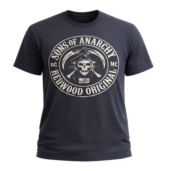 Sons of Anarchy Tops - Sons of Anarchy SOA TShirt Women's Large SZ 12/14 Black Redwood Original Graphic